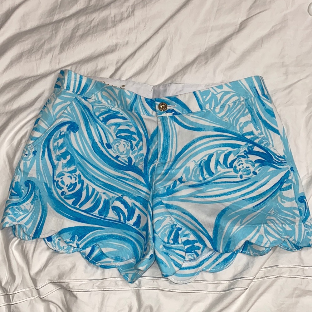 Lilly Pulitzer Blue Buttercup shorts